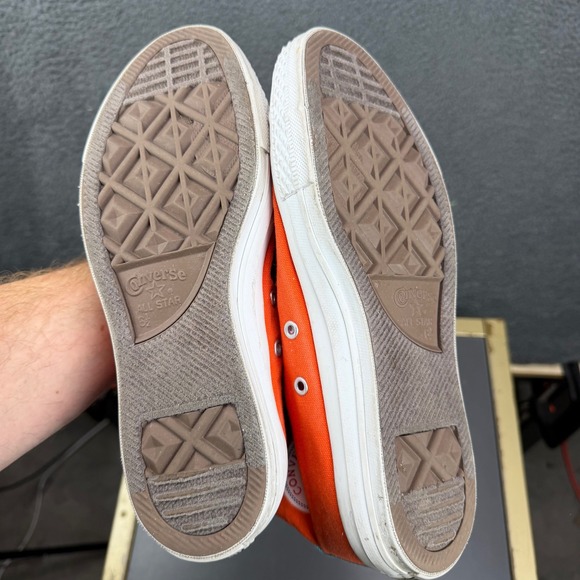 Converse Chuck Taylor All Star High‎ Top Orange Teal GO VOLS Shoes Mens 6.5 - Picture 6 of 9